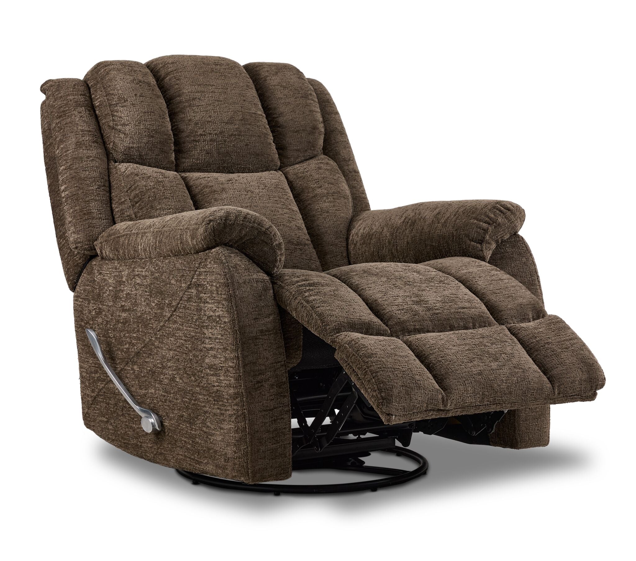Morocco Swivel Recliner - Brown | Leon's
