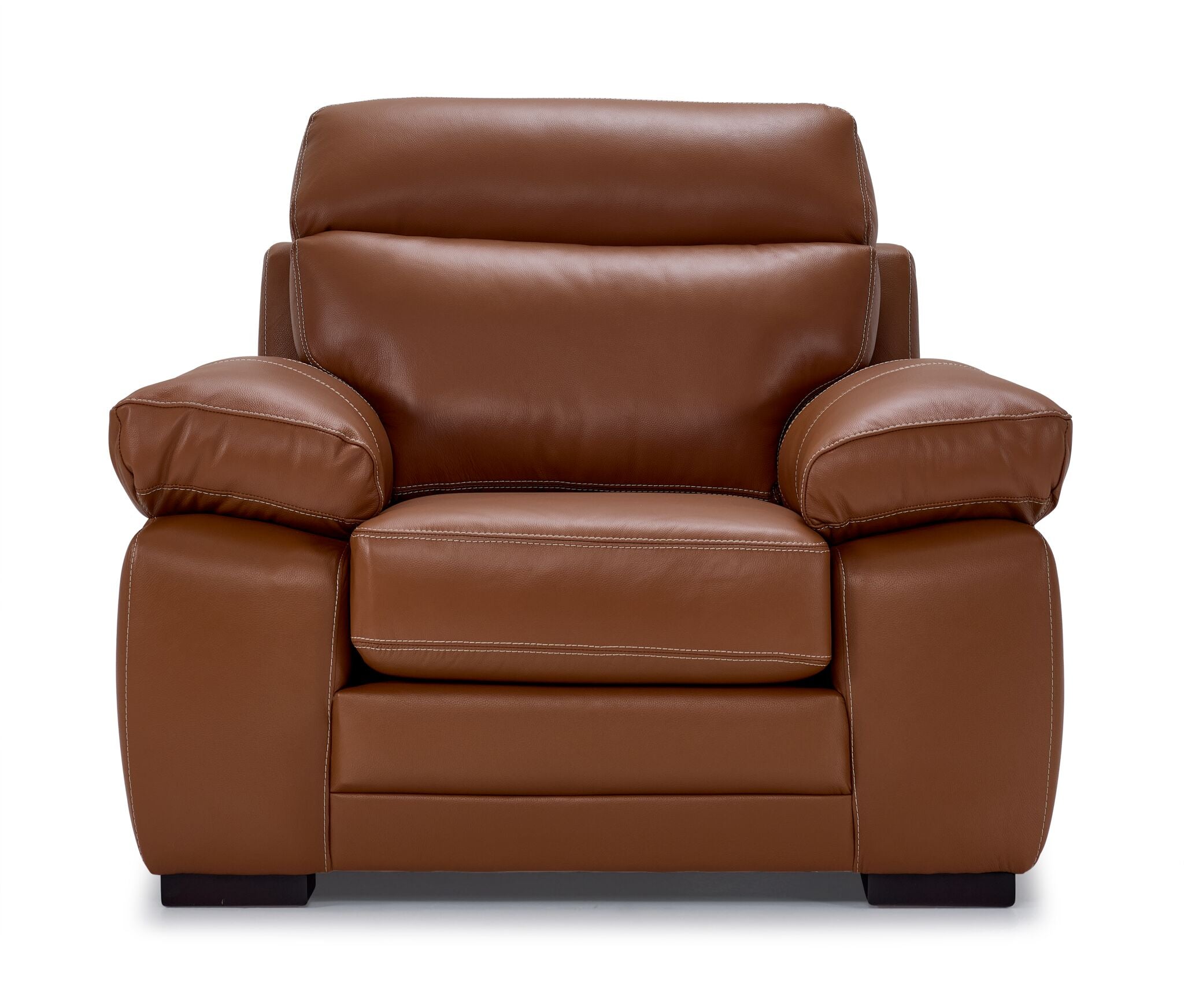 Morrison II Leather Chair - Cognac