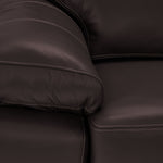 Morrison II Leather Sofa and Chair Set - Brown