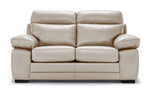 Morrison II Leather Loveseat - Beige