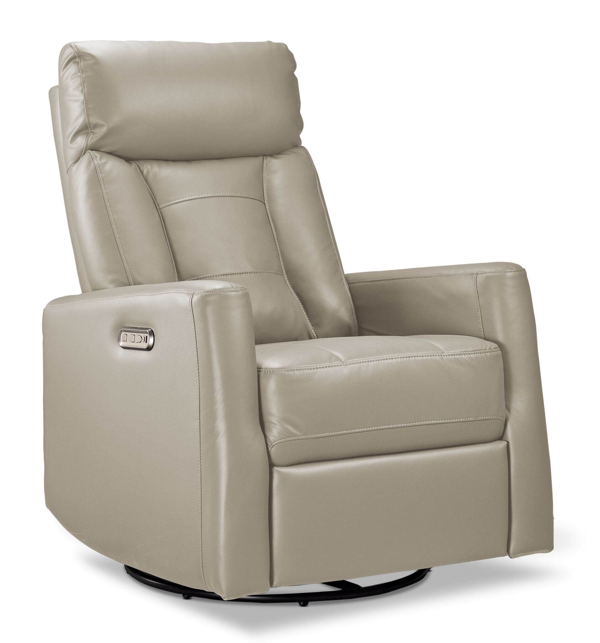 Mustang Swivel Glider Power Recliner - Taupe