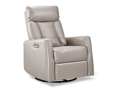 Mustang Swivel Glider Power Recliner - Taupe