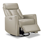 Mustang Swivel Glider Power Recliner - Taupe