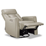 Mustang Swivel Glider Power Recliner - Taupe