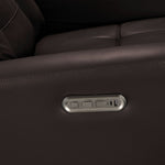 Mustang Swivel Glider Power Recliner - Dark Brown