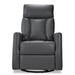 Mustang Swivel Glider Power Recliner - Dark Grey