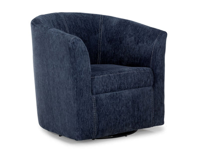 Myles Swivel Chair - Blue