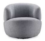 Myra Swivel Accent Chair - Grey
