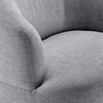 Myra Swivel Accent Chair - Grey