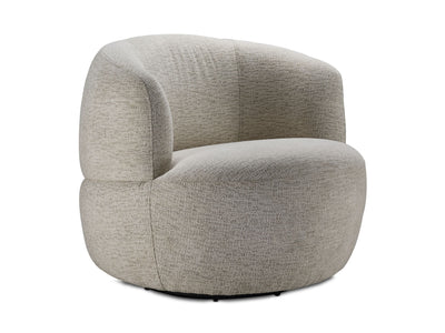 Myra Swivel Accent Chair - Brown