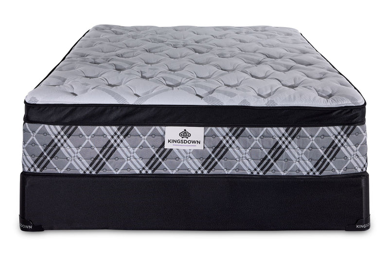 Kingsdown Natasha Plush Queen Mattress and Boxspring Set | Leon's