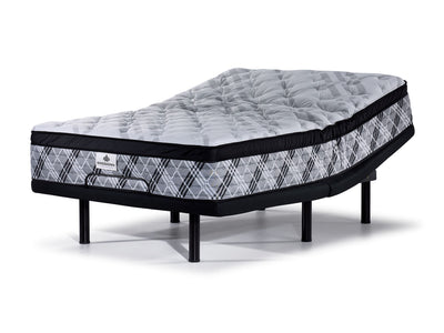 Kingsdown Natasha Plush Full Mattress and L2 Motion Pro Adjustable Base