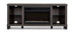 Neelam 60" Fireplace Console - Light Grey