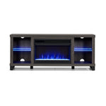 Neelam 60" Fireplace Console - Light Grey
