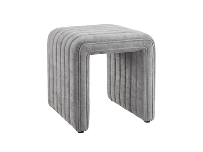 Nelas Ottoman - Light Grey