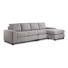 Neptune 2-Piece Sectional with Reversible Chaise - Grey