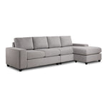 Neptune 2-Piece Sectional with Reversible Chaise - Grey