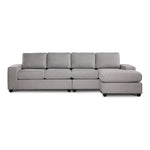 Neptune 2-Piece Sectional with Reversible Chaise - Grey