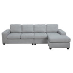 Neptune 2-Piece Sectional with Reversible Chaise - Grey