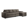 Neptune 2-Piece Sectional with Reversible Chaise - Brown