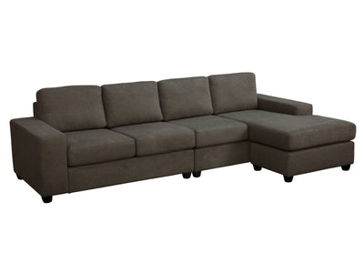 Neptune 2-Piece Sectional - Brown