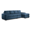 Neptune 2-Piece Sectional with Reversible Chaise - Blue