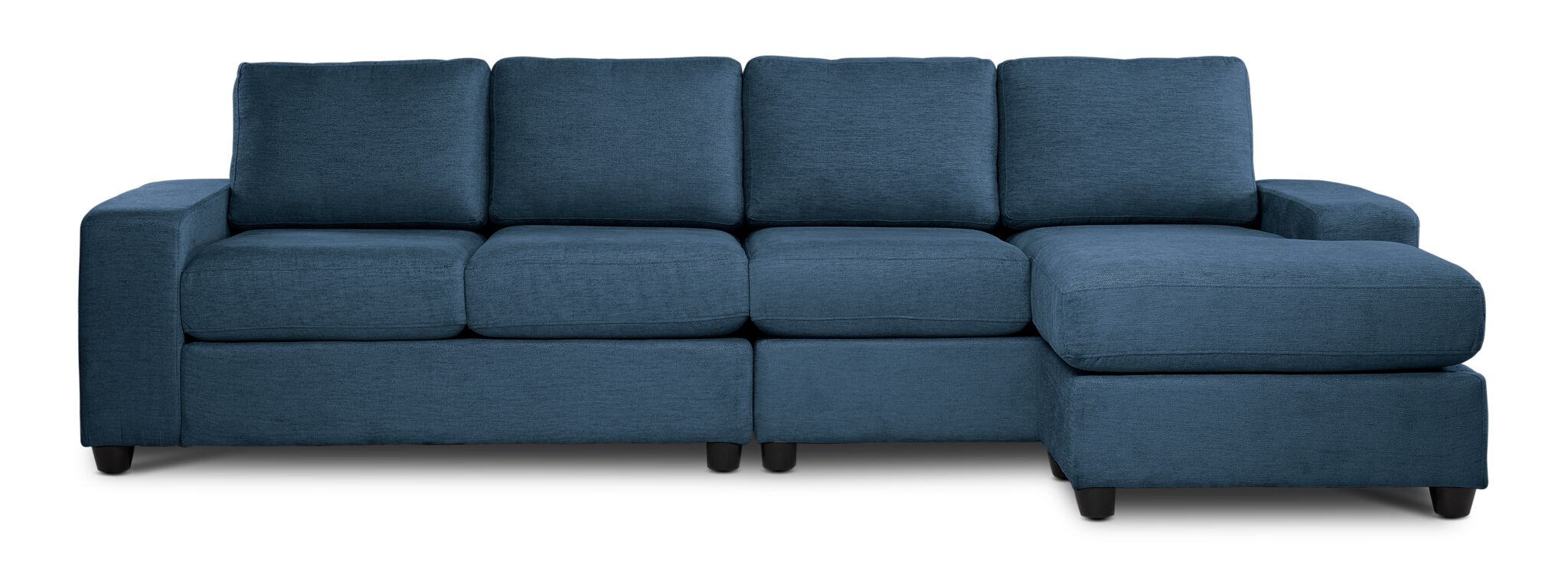 Neptune 2-Piece Sectional with Reversible Chaise - Blue