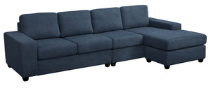Neptune 2-Piece Sectional - Blue