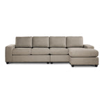 Neptune 2-Piece Sectional with Reversible Chaise - Beige
