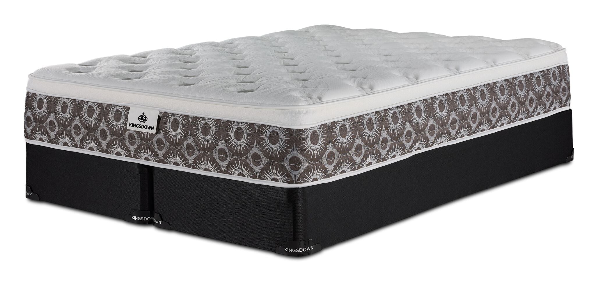 Kingsdown Nerissa Plush Euro Top Queen Mattress and Split Boxspring Set