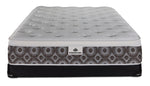 Kingsdown Nerissa Plush Euro Top Queen Mattress and Low Profile Boxspring Set