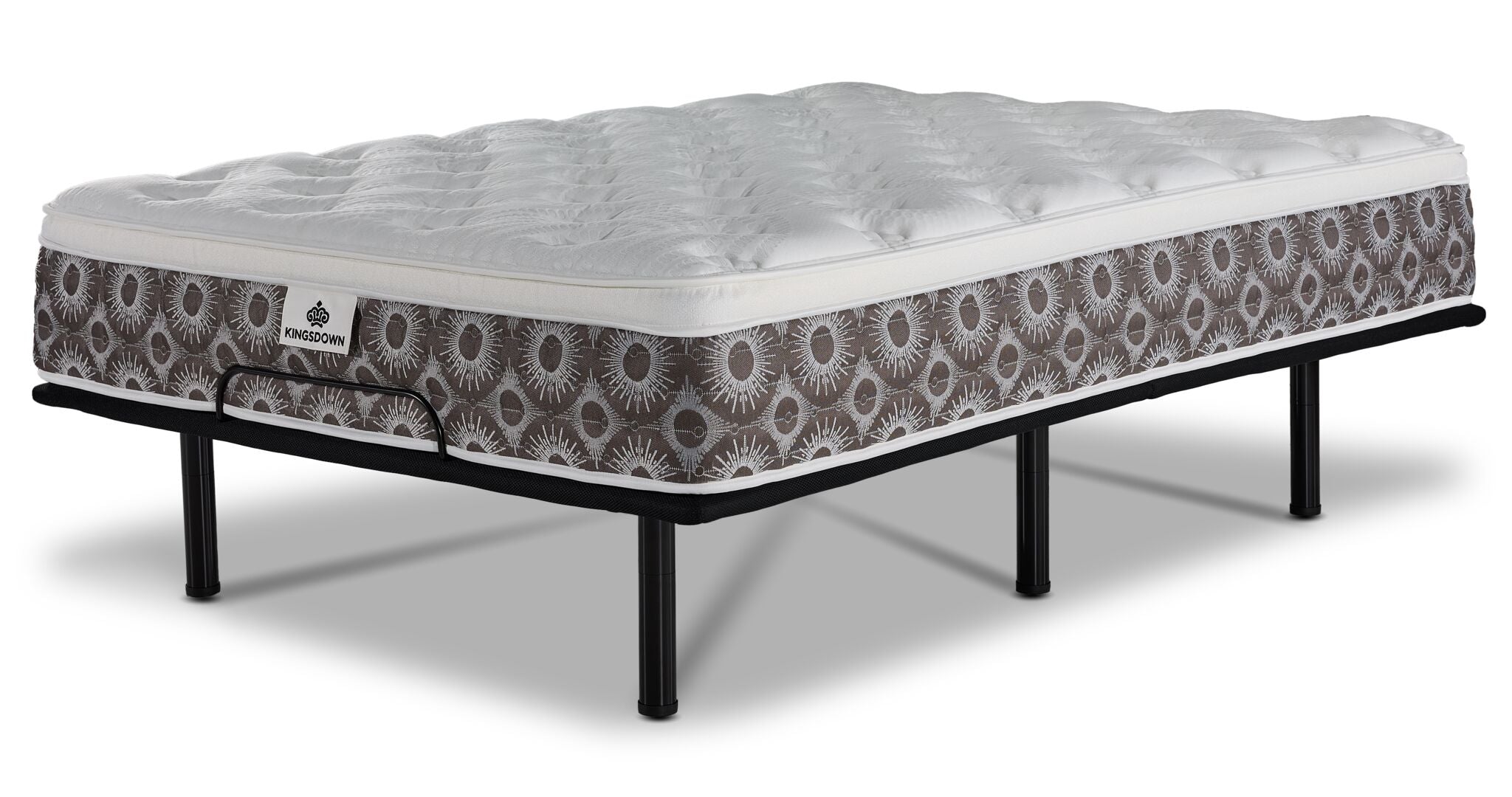 Kingsdown Nerissa Plush Euro Top Queen Mattress and L2 2.0 Adjustable Base