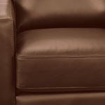 Nevada Leather Swivel Chair - Brown