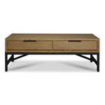 Feeling Connected - Newport 52" Coffee Table - Oak and Black