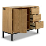 Newport Server - Oak and Black