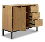 Feeling Connected - Newport Server - Oak and Black
