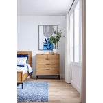 Feeling Connected - Newport 5-Drawer Chest - Oak and Black
