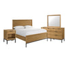 Newport 6 - Piece Queen Bedroom Package - Oak and Black