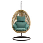 Oasis Outdoor Egg Chair - Beige & Green