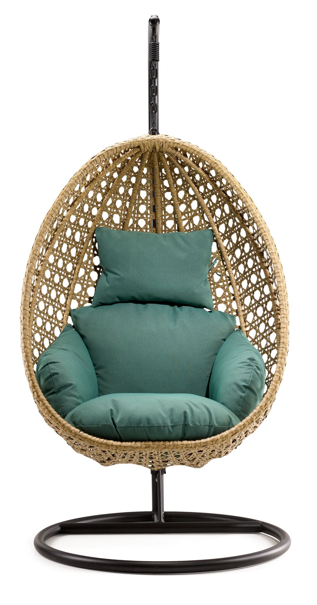 Oasis Outdoor Egg Chair - Beige & Green