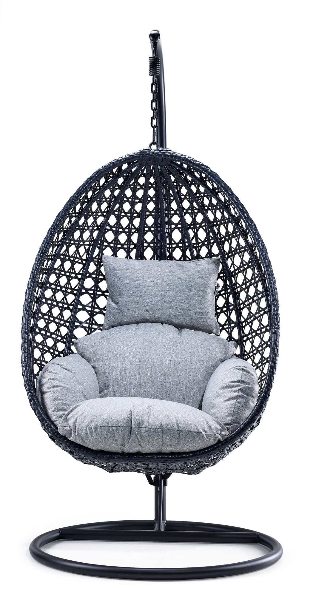 Oasis Outdoor Egg Chair - Black & Grey