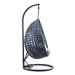 Oasis Outdoor Egg Chair - Black & Grey