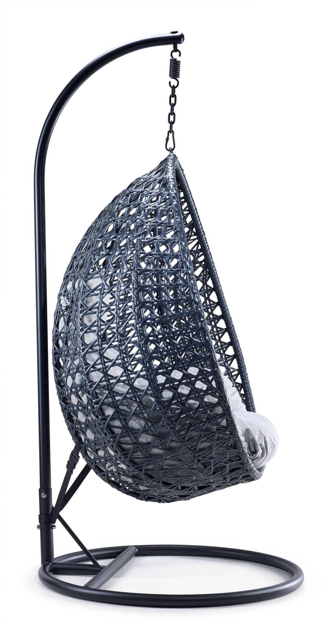 Oasis Outdoor Egg Chair - Black & Grey