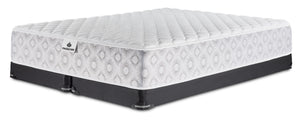 Kingsdown Odessa Firm Tight Top Queen Mattress and Split Low Profile Boxspring Set