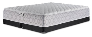 Kingsdown Odessa Firm Tight Top Queen Mattress and Split Low Profile Boxspring Set