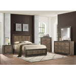 Orlando 6-Piece Queen Bedroom Package - Weathered Brown