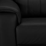 Orlando-Ray Leather Chair - Black