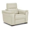 Orlando-Ray Leather Chair - White