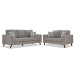 Orleans Sofa and Loveseat Set - Grey