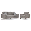 Orleans Sofa and Chair Set - Grey